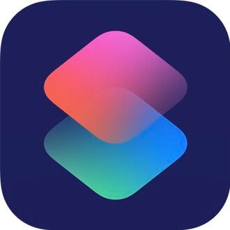 Apple 捷徑 App 圖示